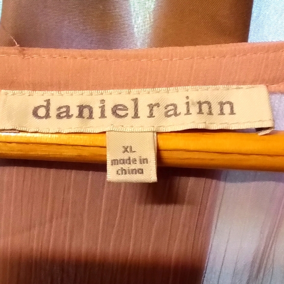 Daniel Rainn vintage dusty pink boho blouse - Picture 3 of 5